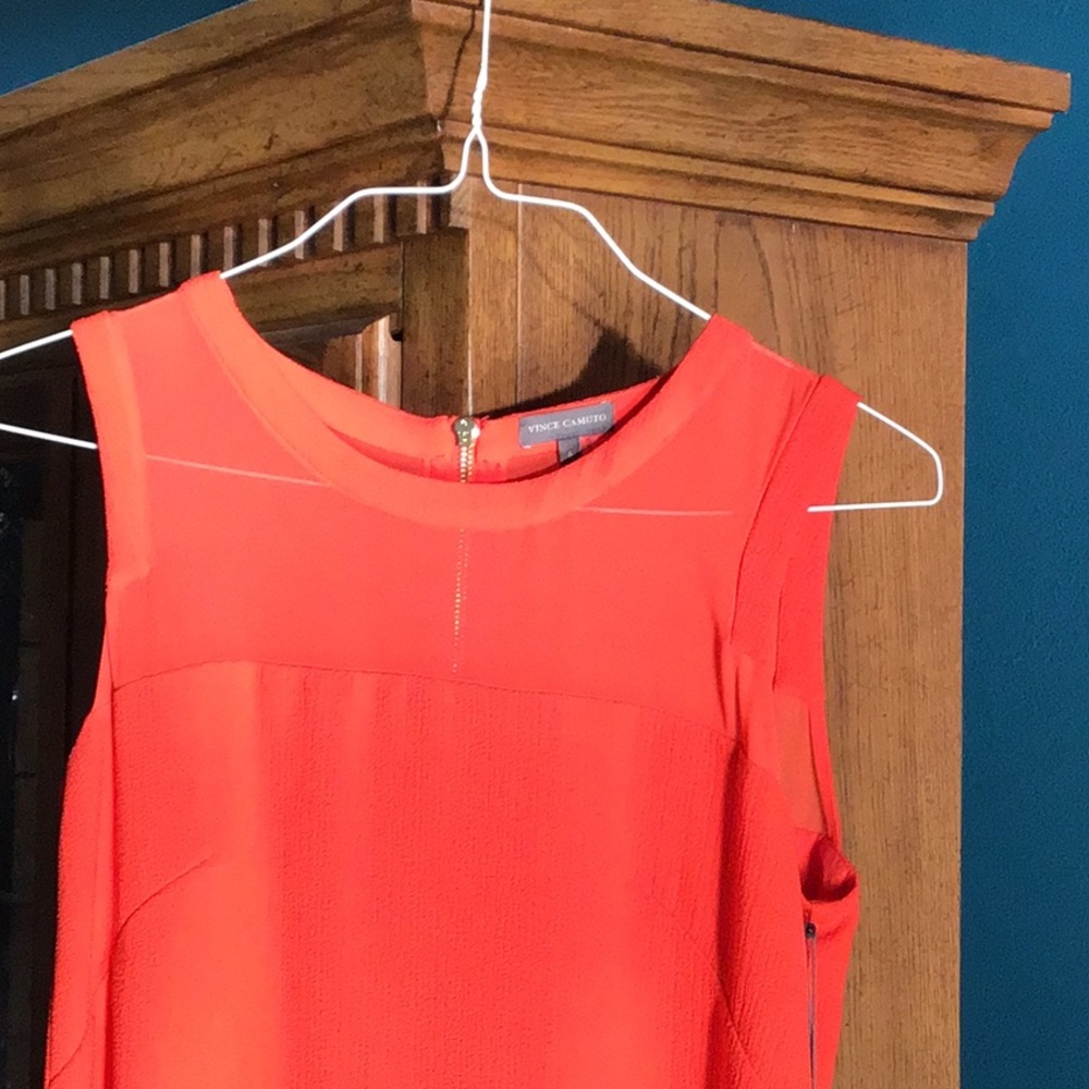 Vince Canute orange dress